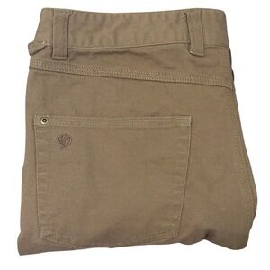 Duck Camp Mens Brown Cordura Canvas Field Pants Straight Leg Outdoor 36 R